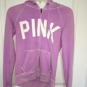 Pink/purple zip up hoodie